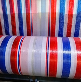 Advanced color striped cloth