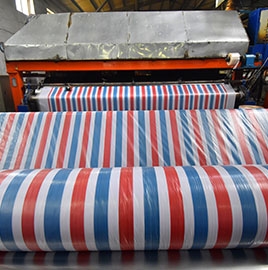 Advanced color striped cloth